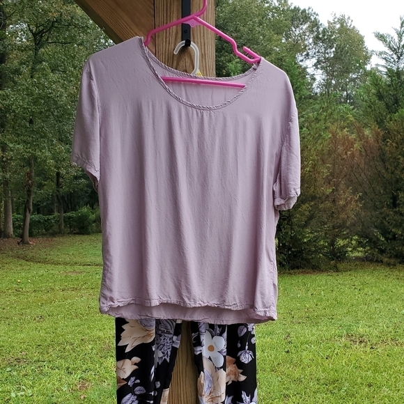 Lavender & Floral Pajama Set - Medium - Picture 3 of 7